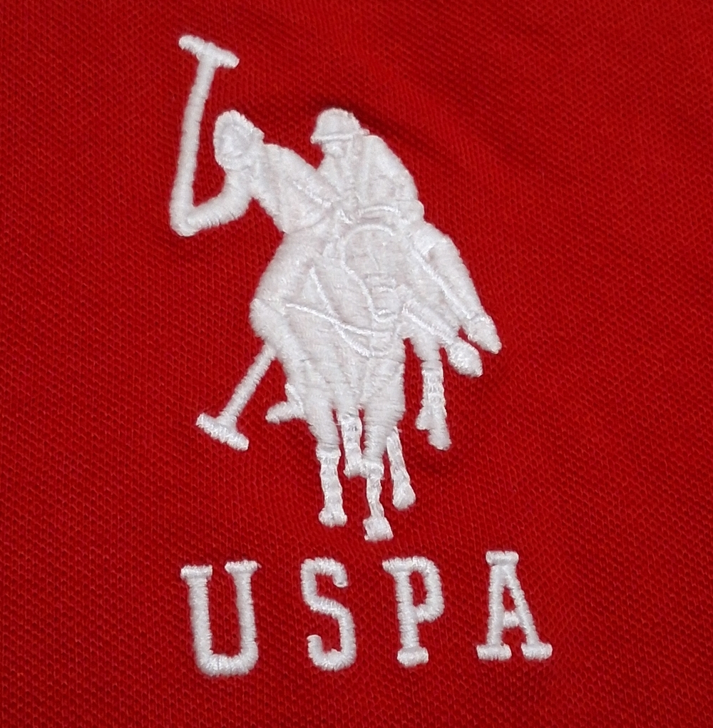 U.S. Polo Assn Women Short Sleeve Red  Polo Shirt SzM Pony Logo USPA 3 Classic - Picture 4 of 15